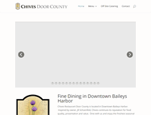 Tablet Screenshot of chivesdoorcounty.com